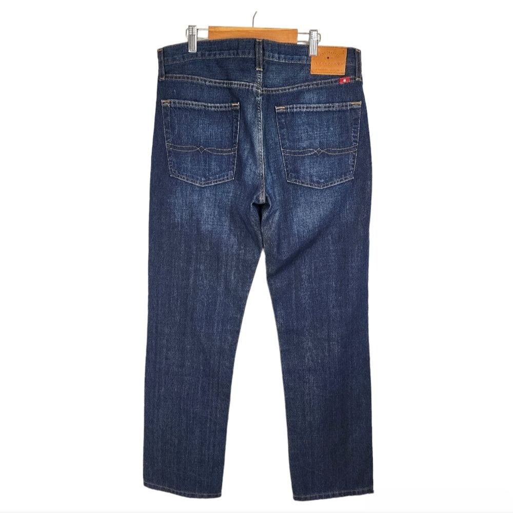 Lucky Brand Men Jeans 221 Original Straight Blue Denim Dark Wash Size 32x30